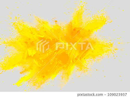 Abstract background with exploding yellow particles Abstract background with exploding yellow particles 109023937