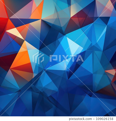 a colorful and intricate pattern of geometric shapes 109026158