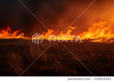 Fire on the field 109026365