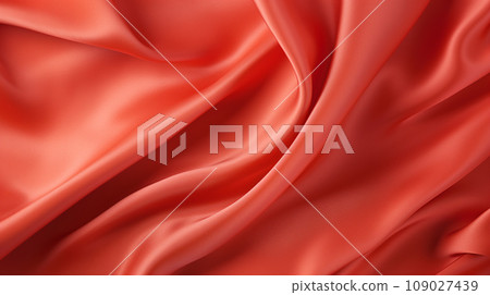 Colored silk drapery fabric background 109027439