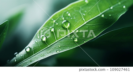 Green leaf background 109027461