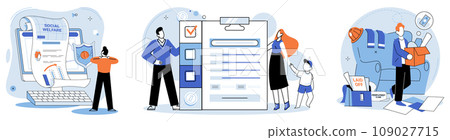 Social security. Vector illustration. The social security metaphor illustrates interdependence protection and support Surveillance systems help safeguard integrity social security programs Insurance Social security. Vector illustration. The social security metaphor illustrates interdependence protection and support Surveillance systems help safeguard integrity social security programs Insurance 109027715