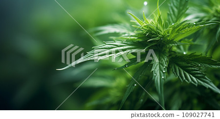 Hemp plant background Hemp plant background 109027741