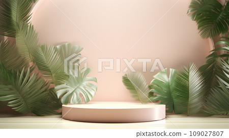 Podium background minimal pastel  109027807