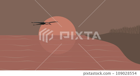 bird, vector, crane 109028554
