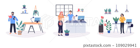 Colleagues vector illustration. Fellow colleagues bring diverse perspectives and experiences, enriching collaborative process Partnerships in business facilitate exchange knowledge, skills Colleagues vector illustration. Fellow colleagues bring diverse perspectives and experiences, enriching collaborative process Partnerships in business facilitate exchange knowledge, skills 109029941
