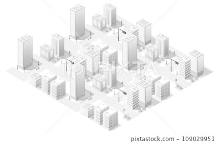 Architecture vector illustration city for business background 109029951