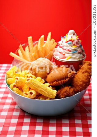 The delicious and indulgent carnival food takes center stage The delicious and indulgent carnival food takes center stage 109031355