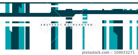 Abstract modern geometric wide background banner with geometric shapes and lines. 109033271