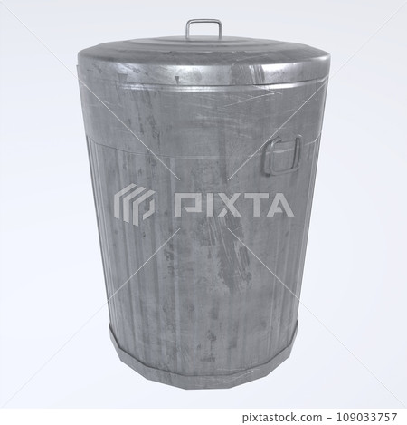 Trash can isolated on white background 109033757