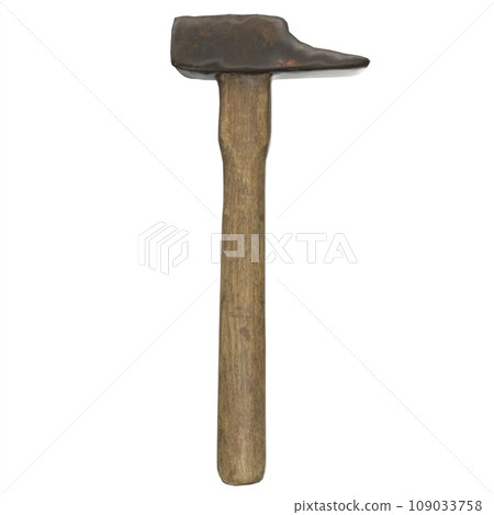 Hammer isolated on white background. 109033758