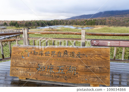 深秋的知床Gogo Field House、高架木棧道的風景,北海道斜裡町“知床Gogo” 深秋的知床Gogo Field House、高架木棧道的風景,北海道斜裡町“知床Gogo” 109034866