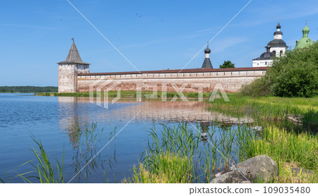 Kirilovo-Belozersky Monastery standing in a picturesque place on the shore of Lake Siverskoye 109035480