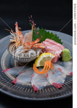 各種各樣的美味生魚片 各種各樣的美味生魚片 109035926