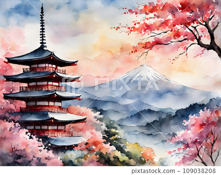 Watercolor: Landscape Watercolor: Landscape 109038208