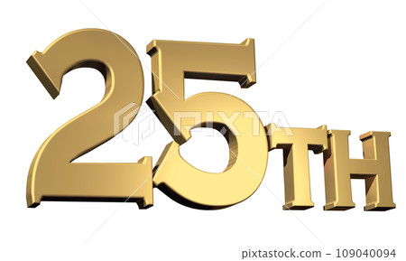 3DCG角色「25th/25th」金色、金色 109040094