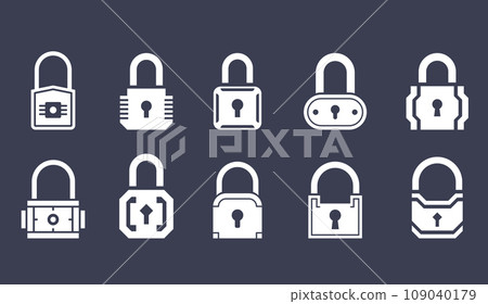 Lock Icons Lock Icons 109040179