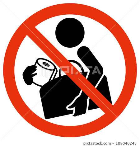 衛生紙防盜標誌 109040243