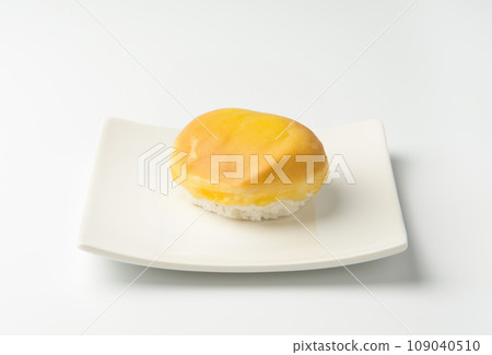 sweet potato on a white plate sweet potato on a white plate 109040510