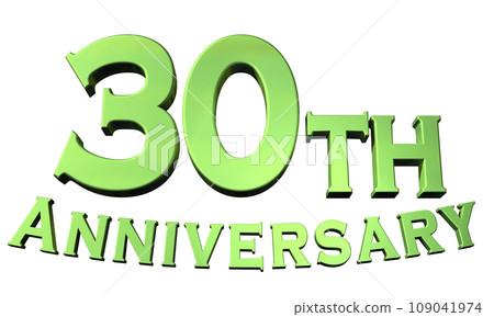 3DCG "30th Anniversary/30th Anniversary" Green, Green 109041974