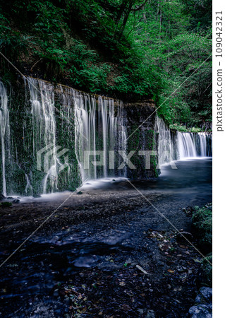 Shiraito Falls in Karuizawa (from an angle) 109042321