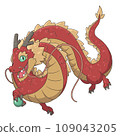 Dragon illustration 109043205