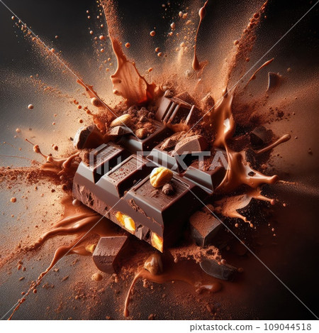 photo of Chocolate bar explosion 109044518