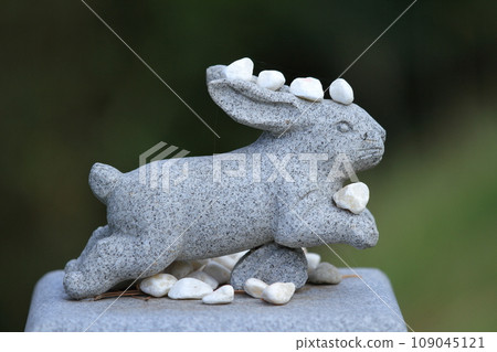 Rabbit lantern at Tottori Hakuto Shrine 109045121