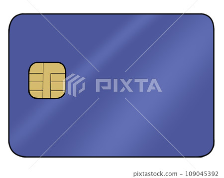 Credit card (blue) 109045392