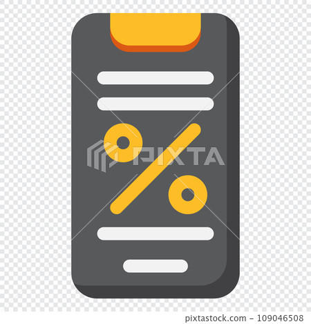 Discount Icon. Digital marketing concept. Flat icon Discount Icon. Digital marketing concept. Flat icon 109046508