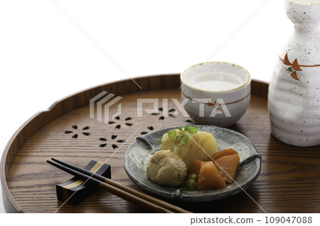 Sake and sake snacks Sake and sake snacks 109047088