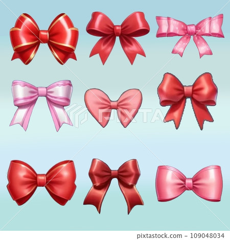 Many types of bows   109048034