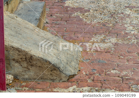 False descent, ascent for access of people with limited physical activity. Deception, corruption, lack of care for disabled, in wheelchairs, dangerous consequences, suffering of helpless people 109049199