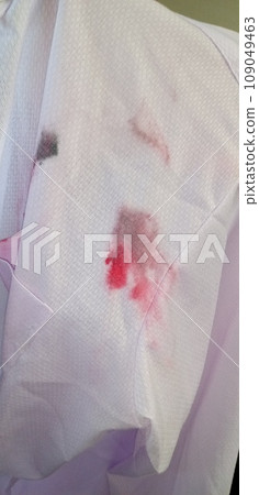 Ballpoint pen ink stains Ballpoint pen ink stains 109049463