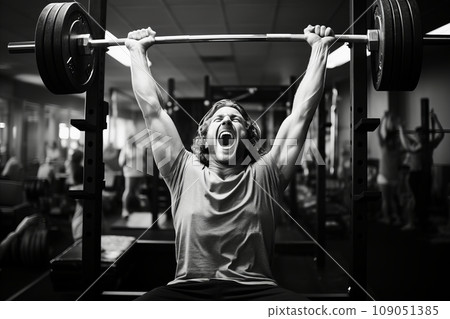 Bodybuilding Training Program. Detailed Exercises, Sets, Reps at Fitness Centers 109051385