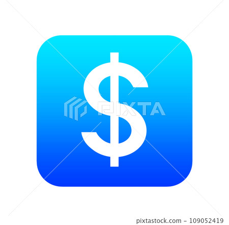 blue gradient dollar mark blue gradient dollar mark 109052419