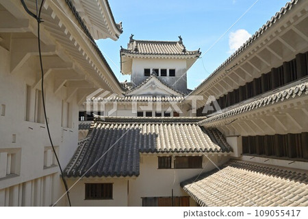 國寶姬路城小天守閣與砲樓走廊內景 109055417