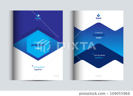 Corporate Business Proposal Catalog  Cover Design Template concepts 109055968