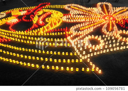 櫛田神社的燈光（福岡市） 109056781