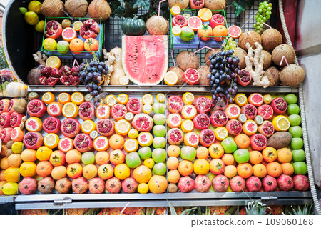 A collection of pomegranates, apples, oranges, kiwis, grapes, watermelon, coconuts, lemons, pumpkins A collection of pomegranates, apples, oranges, kiwis, grapes, watermelon, coconuts, lemons, pumpkins 109060168
