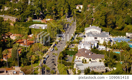 Beverly Hills from above - Los Angeles Drone footage 109061418