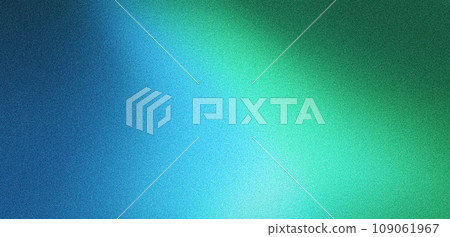 Grainy color gradient background blue green noise textured glowing vibrant cover header poster design 109061967
