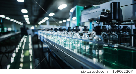 Pharmaceutical machine working, pharmaceutical glass bottles production line Pharmaceutical machine working, pharmaceutical glass bottles production line 109062207