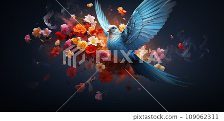 Bird as a symbol of peace and prosperity Bird as a symbol of peace and prosperity 109062311