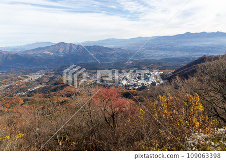 群馬縣伊香保溫泉高根展望台的風景 群馬縣伊香保溫泉高根展望台的風景 109063398