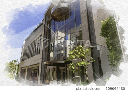 Watercolor style Tokyo Kojimachi Kojimachi Fire Department Chiyoda-ku, Tokyo Watercolor style Tokyo Kojimachi Kojimachi Fire Department Chiyoda-ku, Tokyo 109064480
