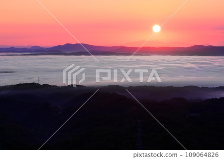 Sunrise and sea of clouds 6902 Sunrise and sea of clouds 6902 109064826