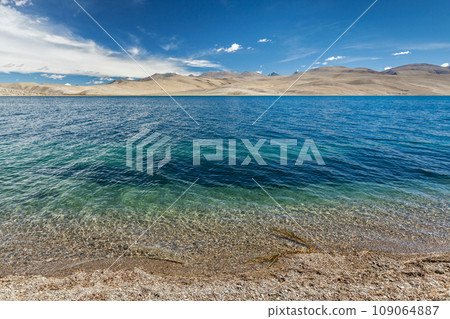 Tso Moriri lake in Himalayas, Ladakh, India Tso Moriri lake in Himalayas, Ladakh, India 109064887
