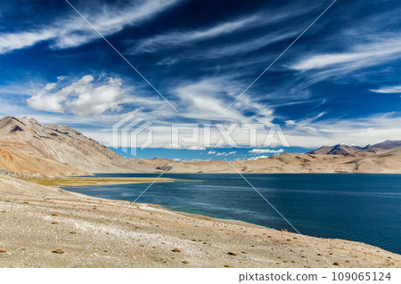 Tso Moriri lake in Himalayas, Ladakh, India Tso Moriri lake in Himalayas, Ladakh, India 109065124