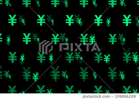 日元標記日元形狀彩色粒子CG背景壁紙 日元標記日元形狀彩色粒子CG背景壁紙 109066289